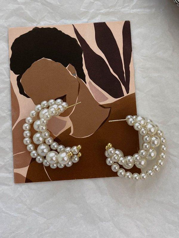 Mojoyce-Original Stylish Multi-Layer Beads Earrings
