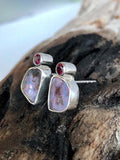 Mojoyce-Seven Color Gemstone Earrings