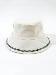 Mojoyce-Chic Original Stitched Solid Color Casual Fisherman Hat