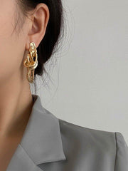 Mojoyce-Original Stylish Solid Color Irregular Geometric Earrings