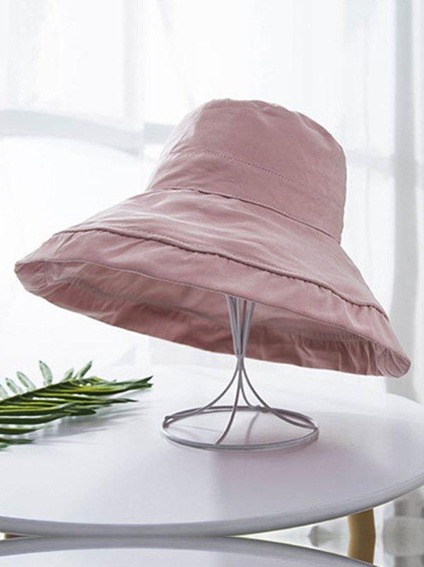 Mojoyce-Simple 6 Colors Big Brim Sun Protection Fisherman Hat