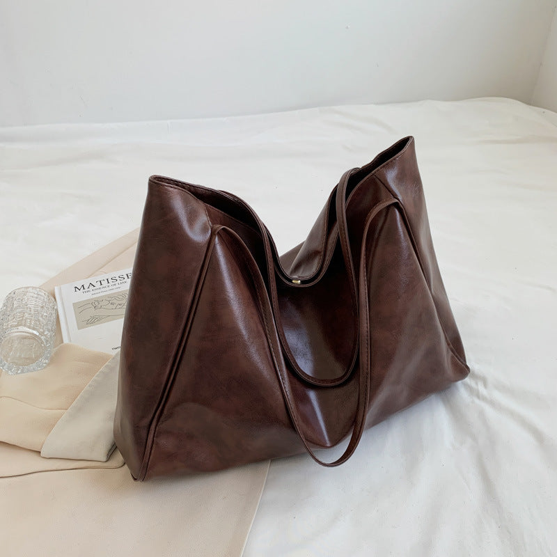 MOJOYCE-The Burgundy Bella Leather Shoulder Bag