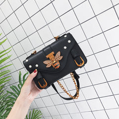 MOJOYCE-Chain female bag bee shoulder bag