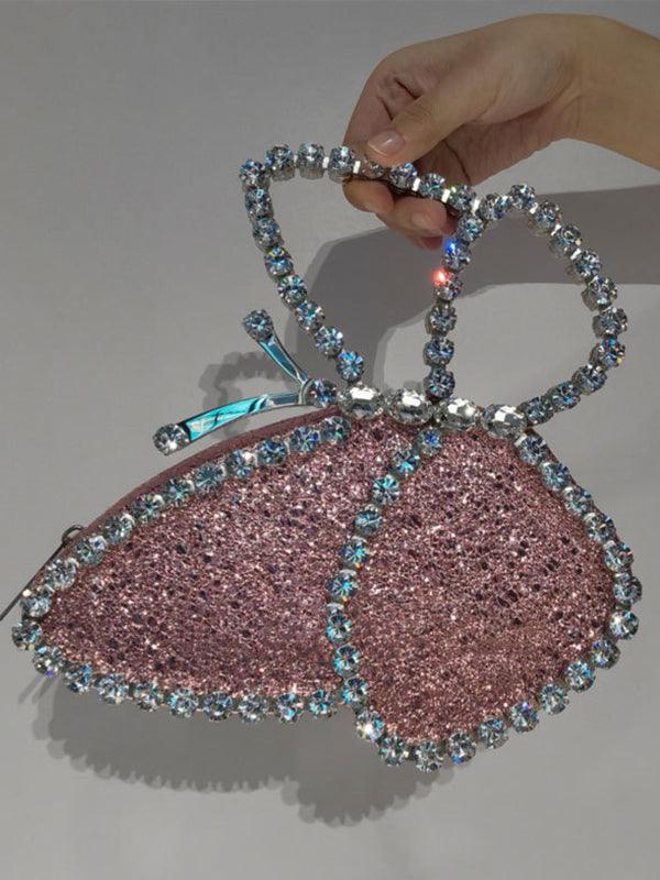 Mojoyce-Diamond Butterfly Bag