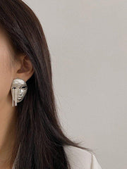 Mojoyce-Original Stylish Mask Tassels Earrings