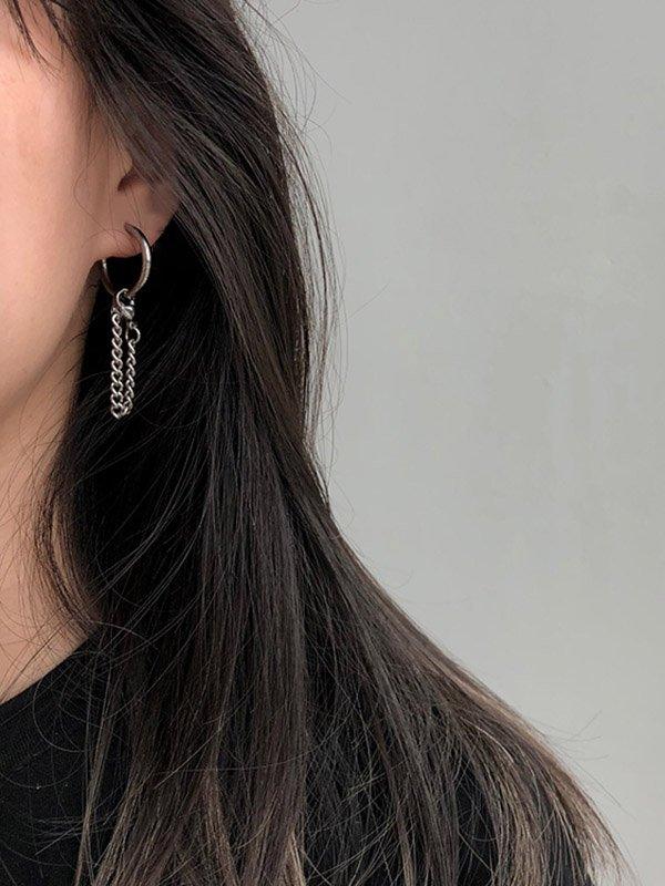 Mojoyce-Stylish Punk Asymmetric Earrings Accessories