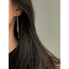 Mojoyce-1 Pcs Normcore Punk Tasseled Earrings