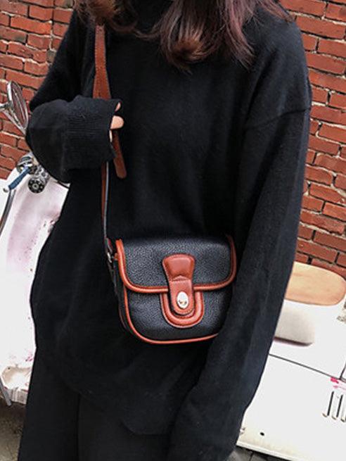 Mojoyce-Slant Bag Shoulder Small Vintage Bag