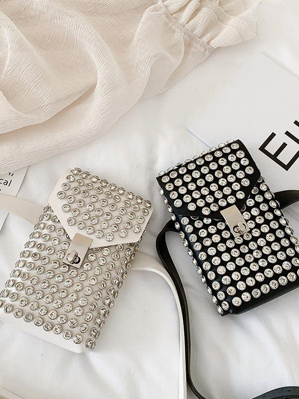 Mojoyce-Original Cool Rhinestone Mini Bags Accessories