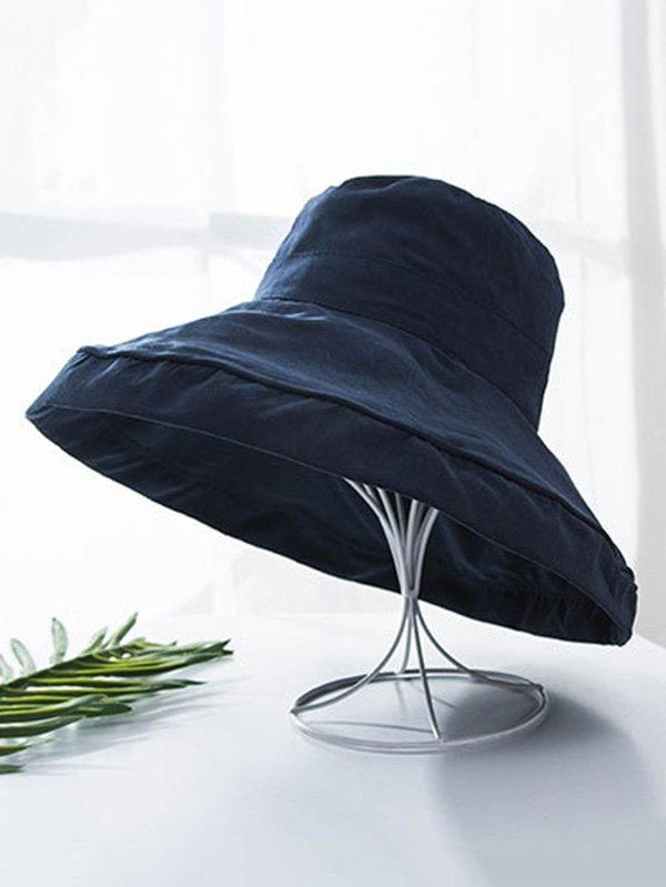 Mojoyce-Simple 6 Colors Big Brim Sun Protection Fisherman Hat