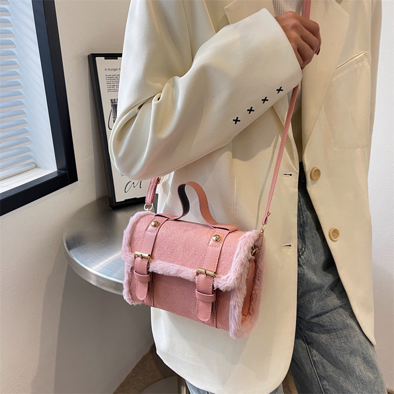 MOJOYCE-The Plushy Puff Shoulder Bag