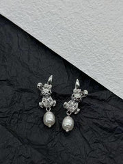 Mojoyce-Rabbit&Pearl Earrings