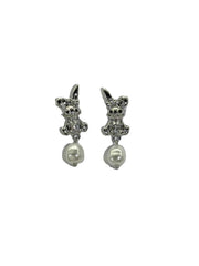 Mojoyce-Rabbit&Pearl Earrings