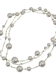 Mojoyce-Luxry Long Pearl Necklace