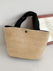 Mojoyce-Simple Casual Vacation Weave Bag