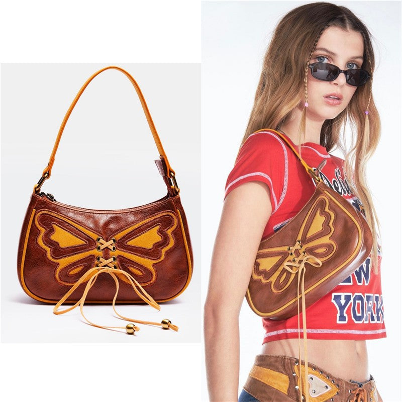 MOJOYCE-Vintage Butterfly Shoulder Bag