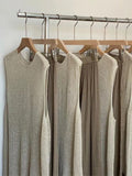 Mojoyce-Comfy Knitted Long Vest&Wide-Leg Pants 2-sets Suit