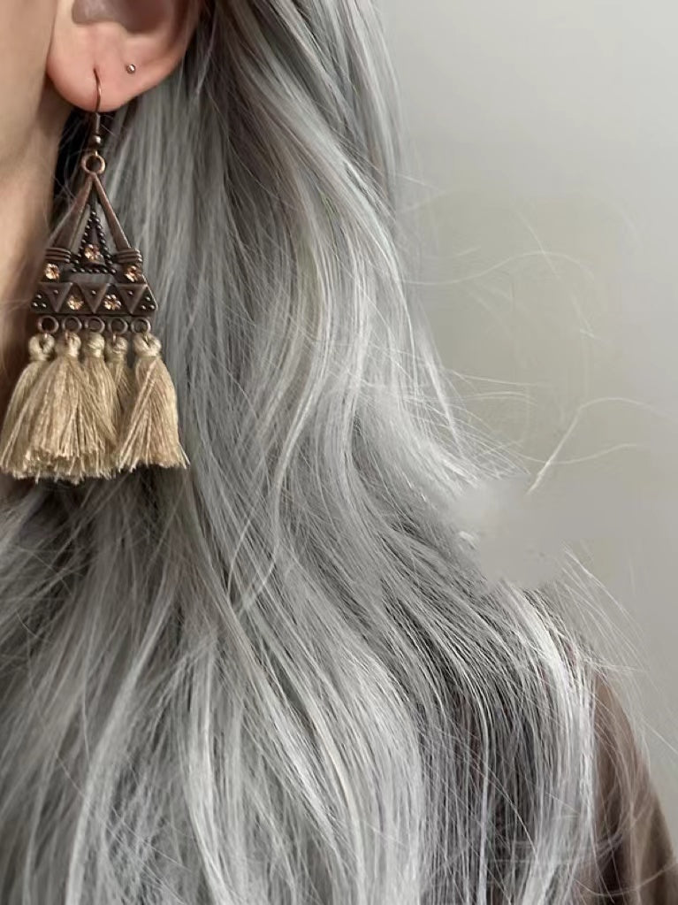 Mojoyce-Vintage Boho Tassel Earrings