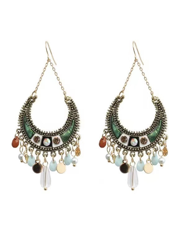 Mojoyce-Bohemian Tassel Hazel Earrings