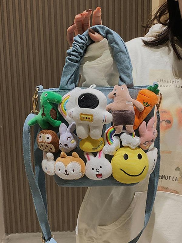 Mojoyce-Stylish Cute Multi-Colored Cartoon Shoulder Bag