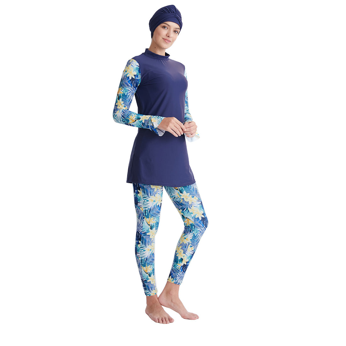 Muslim Swimwear Islamic Women Modest Hijab Plus Size Burkinis Wear Swimming Bathing Suit Beach Full Coverage Swimsuit