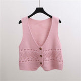 Mojoyce-A niche outfit for spring and autumn, Y2K outfit,Graduation gift,Short knitted Mojoyce cardigan