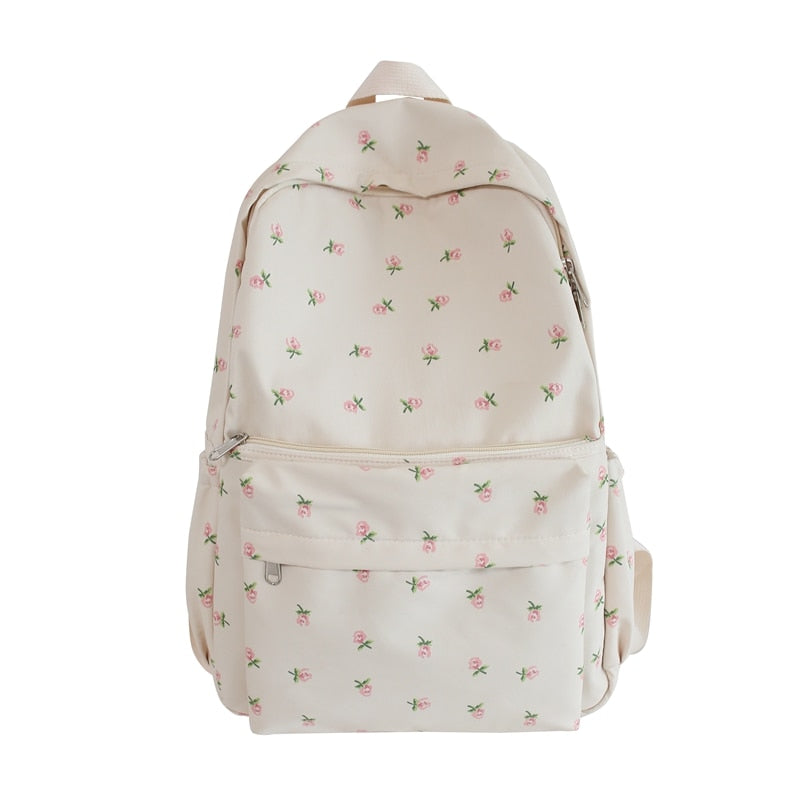 Women College Student Backpack Double Shoulder Large Capacity Travel Laptop Rucksack Book Schoolbag For Teenage Girl 2023 New