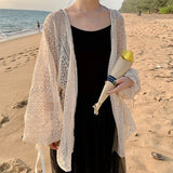 Mojoyce-A niche outfit for spring and autumn, Y2K outfit,Graduation gift,Beach Style Cardigan