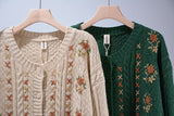 Mojoyce-A niche outfit for spring and autumn, Y2K outfit,Graduation gift,Mori Girl Knit Casual Cardigan