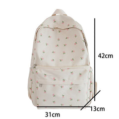 Women College Student Backpack Double Shoulder Large Capacity Travel Laptop Rucksack Book Schoolbag For Teenage Girl 2023 New