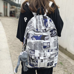 Back To School Female Trendy Men Backpack Cool Girl Student Male School Bag Ladies Fashion Laptop Nylon Backpack Women Book Boy Bags Travel New