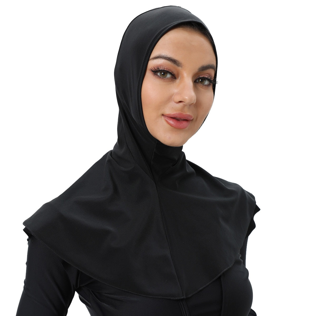 Solid Color  Muslim Turban Cap For Women Full Cover Swim Hijab Islamic Women Modest Hijab
