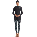 New Burkinis Muslim Swimwear Islamic Swimsuits Women Girls Plus Size Full Cover Modest Islamic Swimming Suits