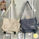 Mojoyce Women Large Capacity Single Shoulder Bag Messenger Bag Tooling Postman's Bag Girl Student's Bag Nylon Bag Female Bag