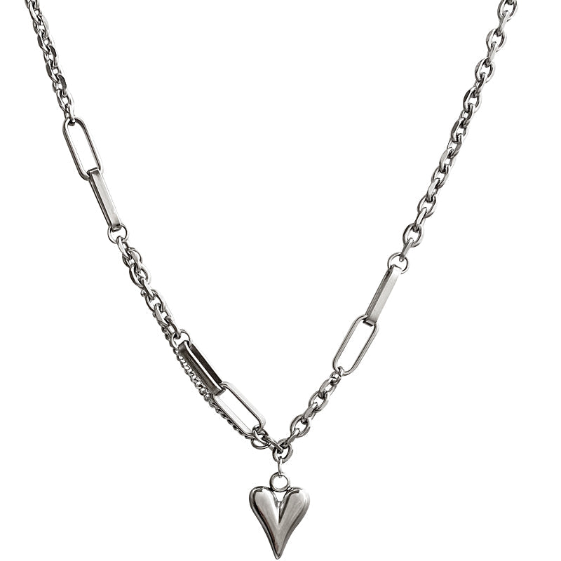 Mojoyce-SHARP HEART NECKLACE