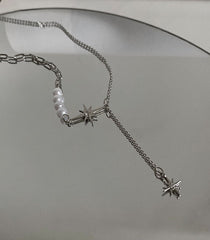 Mojoyce-BABY PEARL CHAIN NECKLACE