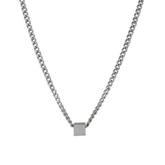 Mojoyce-MINIMAL SQUARE CHAIN NECKLACE