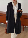 Mojoyce-Loose Thick Warm Long Cardigan Jacket