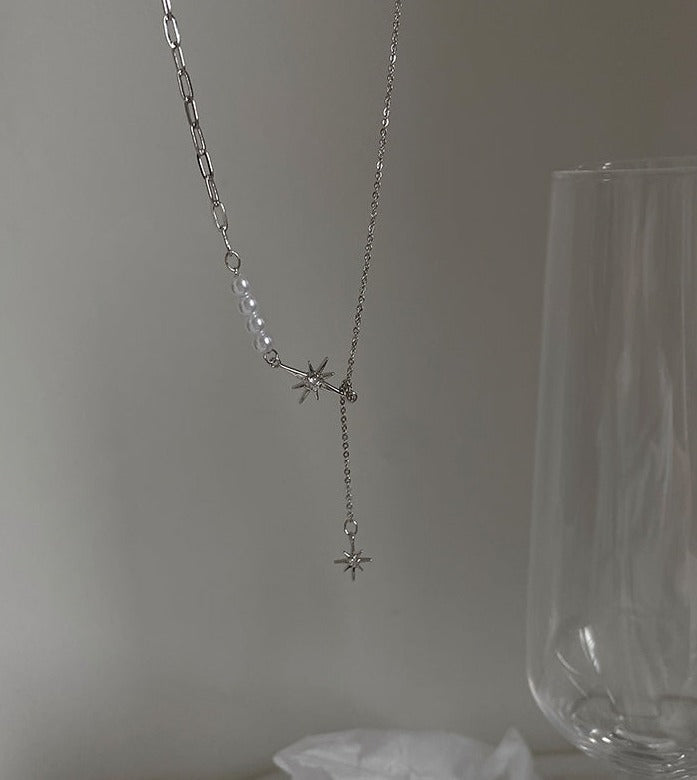 Mojoyce-BABY PEARL CHAIN NECKLACE