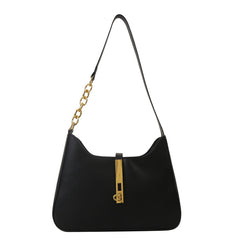 MOJOYCE-Gold Chain Glam Shoulder Bag