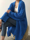 Mojoyce-Loose Thick Knitting Irregular Cardigan