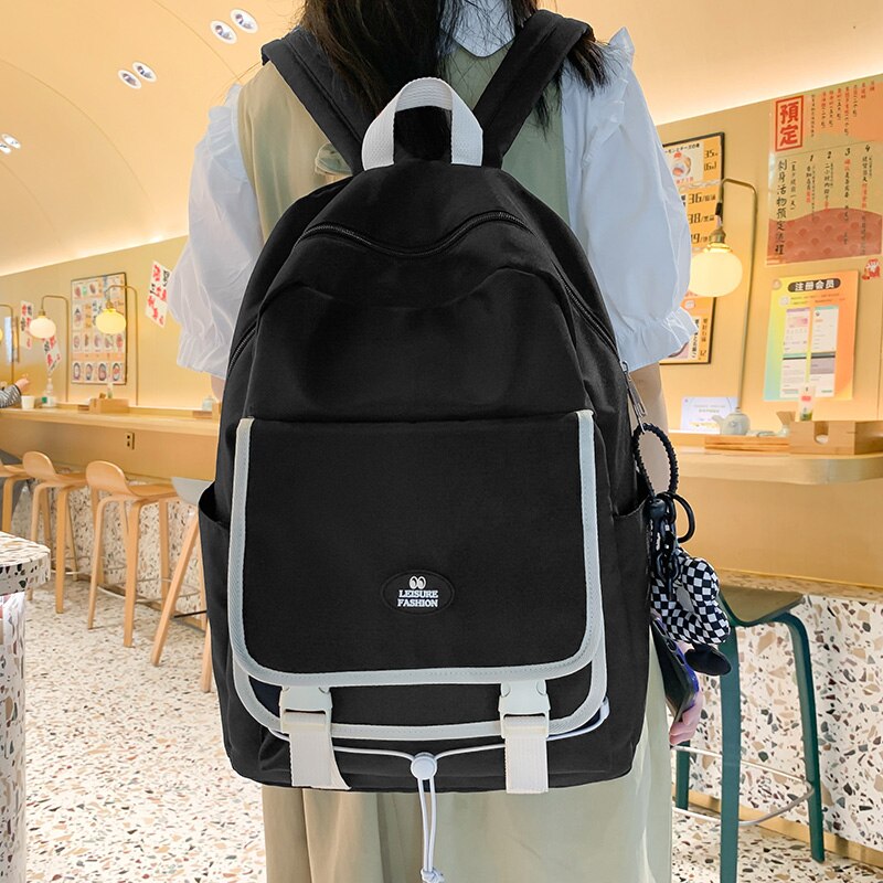Back to School Cool Female Waterproof Laptop Student Bag Girl Travel Book Backpack Trendy Women School Bag Fashion Lady College Backpack Kawaii