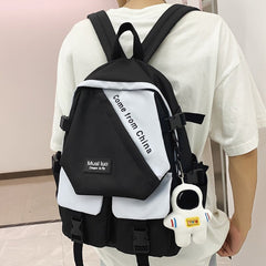 Back To School Lady Waterproof Harajuku Backpack Fashion Male Female Cute College Bag Girl Boy Travel School Backpack Men Women Book Bag Trendy