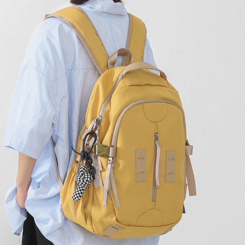 Back To School Teenager Green New Backpack Lady Men High Capacity Women Leisure Book Bag Girl Boy Travel School Male Female College Bag