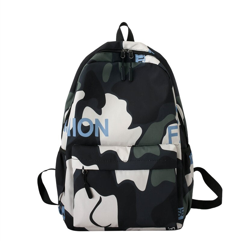 Back to School Girl Boy Camouflage College Backpack Fashion Cool Lady Travel Leisure Bag Men Women Laptop School Backpack Female Male Book Bags