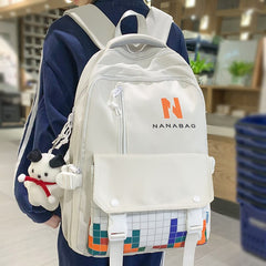 Back to School Girl Leisure High Capacity College Backpack Fashion Printing Lady Travel BookBag Trendy Female Cute Nylon Women Laptop SchoolBag