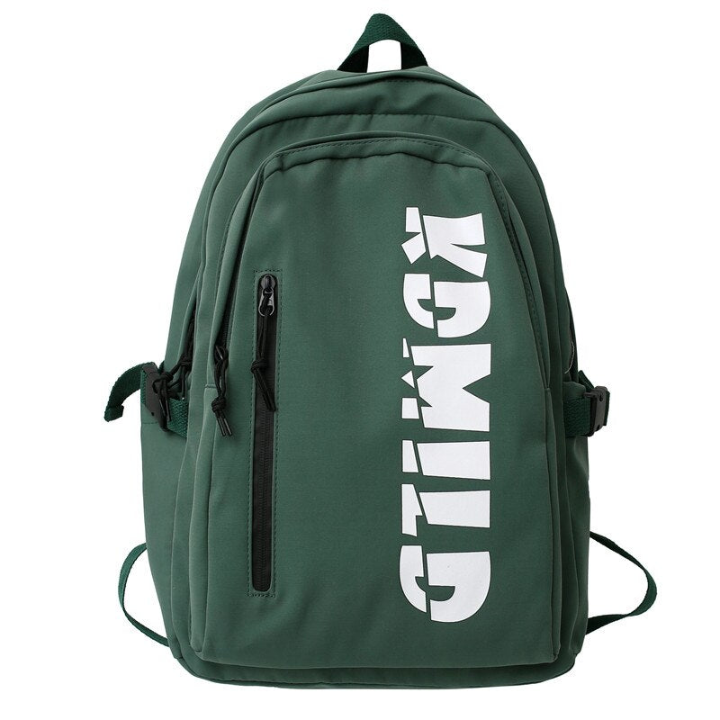 Back to School Men Ladies High Capacity Travel Leisure Bag Women Green School Backpack New Girl Boy Laptop College Fashion Female Male Book Bag