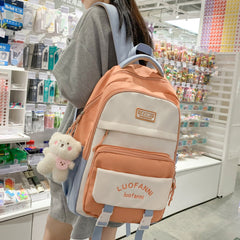 Back to School Girl Kawaii Travel Harajuku Book Backpack Ladies Student Bag Trendy Female Laptop College Backpack Fashion Women Cute School Bag