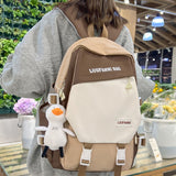 Mojoyce Trendy Female Cute Leisure Nylon Cool Girl Harajuku College Backpack Women Kawaii Laptop School Bag Fashion Lady Travel Book Bag
