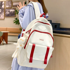 Mojoyce Trendy Female High Capacity School Bag Cute Waterproof Ladies Travel Laptop Women College Backpack Girl Book Bags Fashion Kawaii